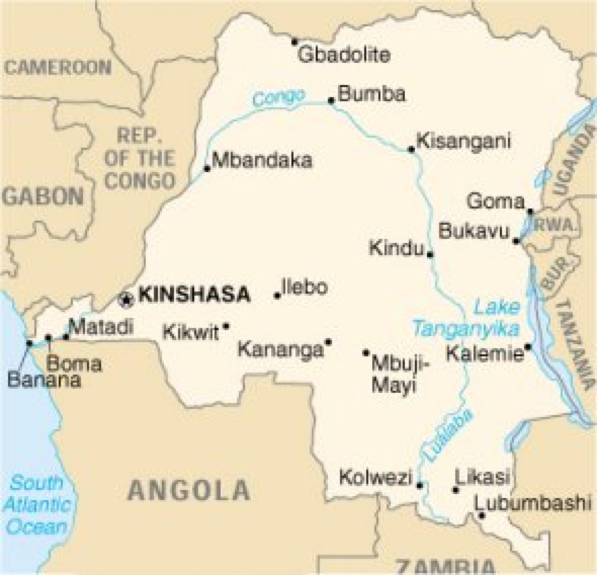 RDC: Six villes à grand potentiel retenues par la Banque mondiale
