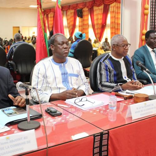 Conseil municipal de Ouagadougou : Recouvrement et taxes locales au menu