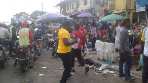 Douala: Confrontation between the municipal police and Mboppi market traders