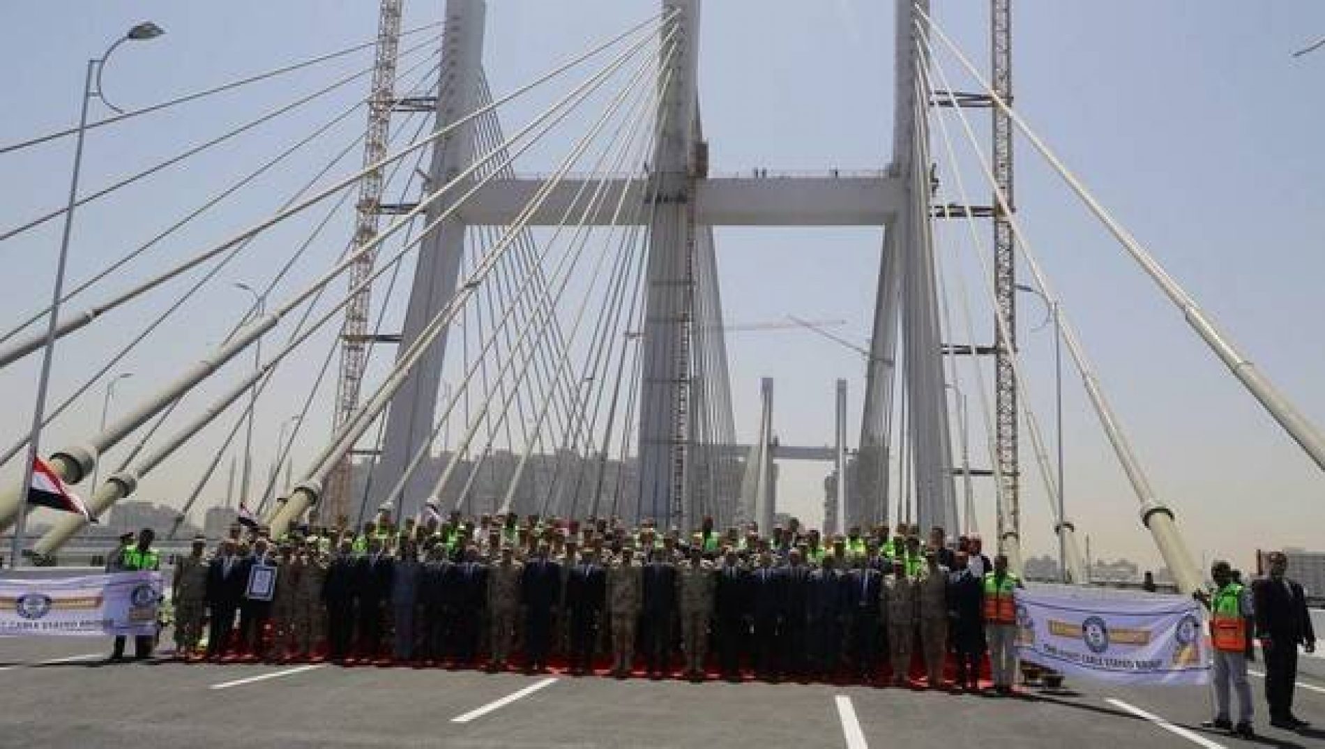 Égypte – Travaux publics : Inauguration du plus large pont suspendu du monde !