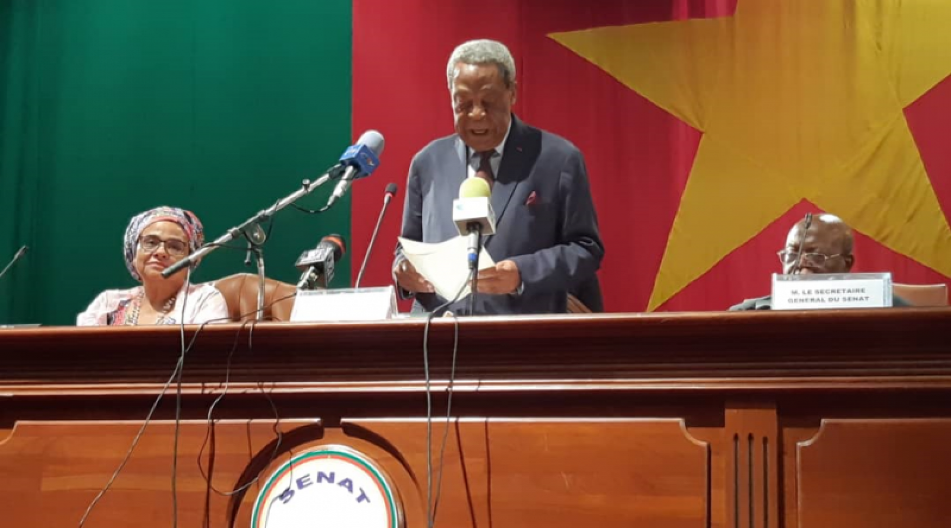 Rentrée parlementaire: Marcel Niat Njifenji condamne les atteintes à l’unité du pays