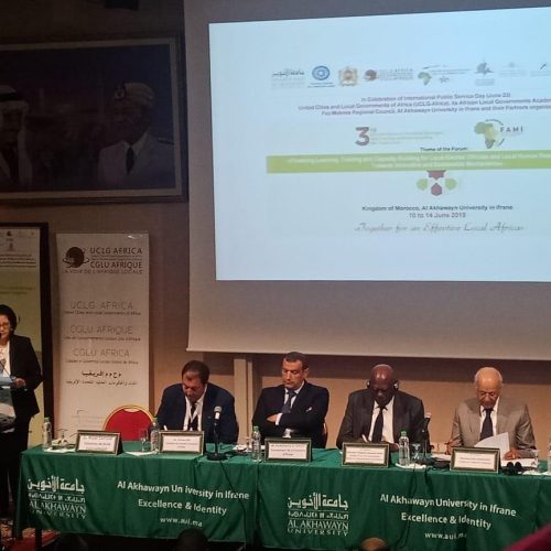 Maroc: Ouverture de la 3ème édition du Forum Africain des managers territoriaux